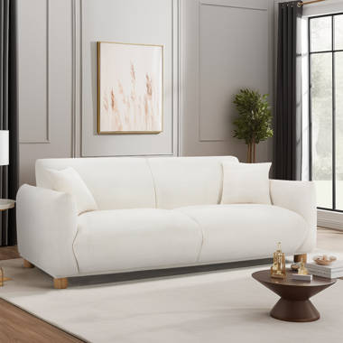 Pillows for best sale white leather couch